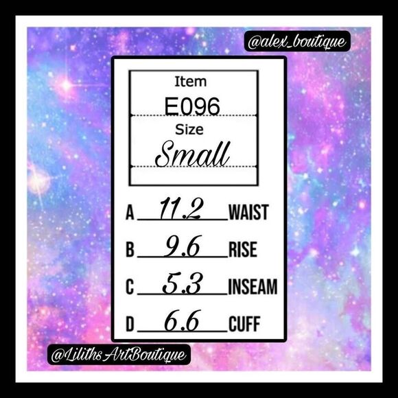 🖤Tie Dye Ombre Gradient Runched Sport Shorts(E096)-Size S for Women - Picture 5 of 5